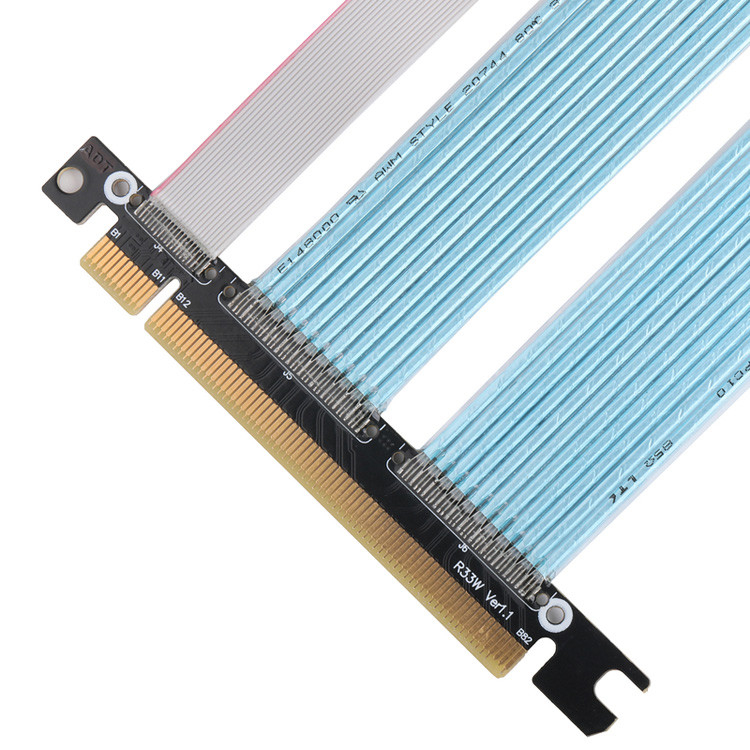 PCB Cáp đồng trục cực kỳ mịn PCIE đồ họa máy tính đồ họa thẻ mở rộng bộ điều hợp cáp
