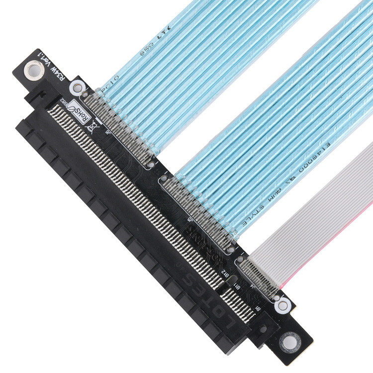 PCB Cáp đồng trục cực kỳ mịn PCIE đồ họa máy tính đồ họa thẻ mở rộng bộ điều hợp cáp