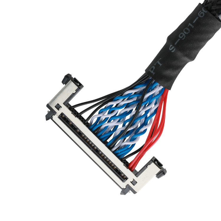 OEM / ODM Cáp dây dài tùy chỉnh UL1061 30AWG từ JAE FI-RE51HL-51Pin đến  DF13-40DS