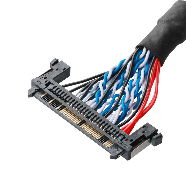 OEM / ODM Cáp dây dài tùy chỉnh UL1061 30AWG từ JAE FI-RE51HL-51Pin đến  DF13-40DS