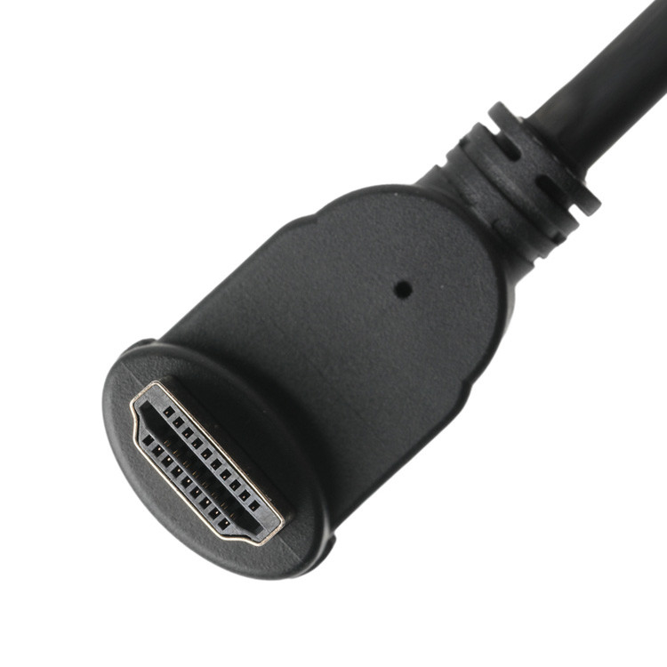 Đàn ông dọc 19pin HDMI-A kết nối lắp ráp để nữ 19pin HDMI cáp LCD