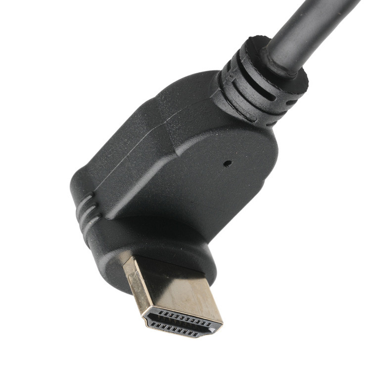 Đàn ông dọc 19pin HDMI-A kết nối lắp ráp để nữ 19pin HDMI cáp LCD