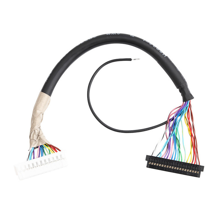 OEM / ODM Micro Coaxial LVDS Cable Assembly JST PHDR-24VS đến JAE FI-S20S