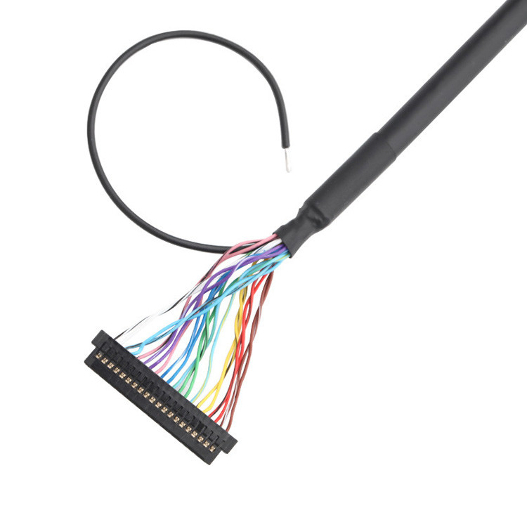 OEM / ODM Micro Coaxial LVDS Cable Assembly JST PHDR-24VS đến JAE FI-S20S