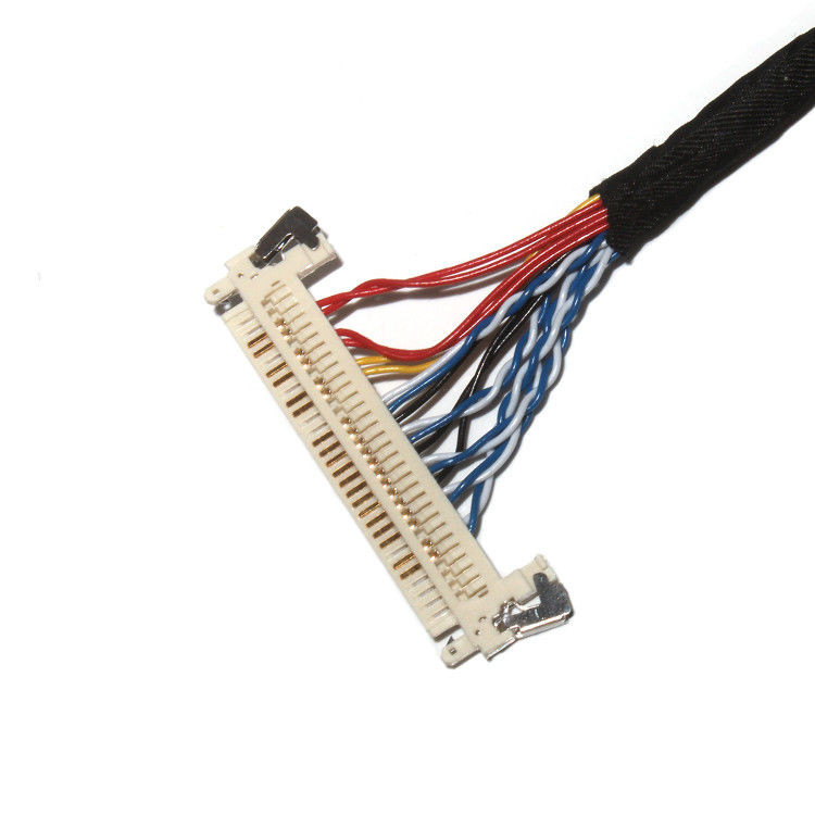 Tùy chỉnh chiều dài 2.0mm Pitch Lvds Cable Assembly 30 Pin IPEX DF11-24DS-2C đến FI-X3OHL OEM / ODM