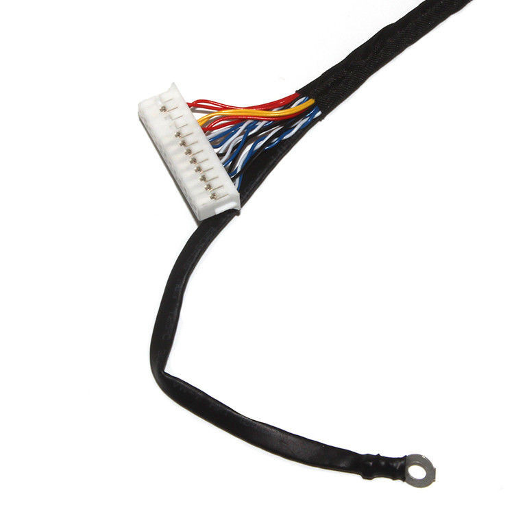 Tùy chỉnh chiều dài 2.0mm Pitch Lvds Cable Assembly 30 Pin IPEX DF11-24DS-2C đến FI-X3OHL OEM / ODM