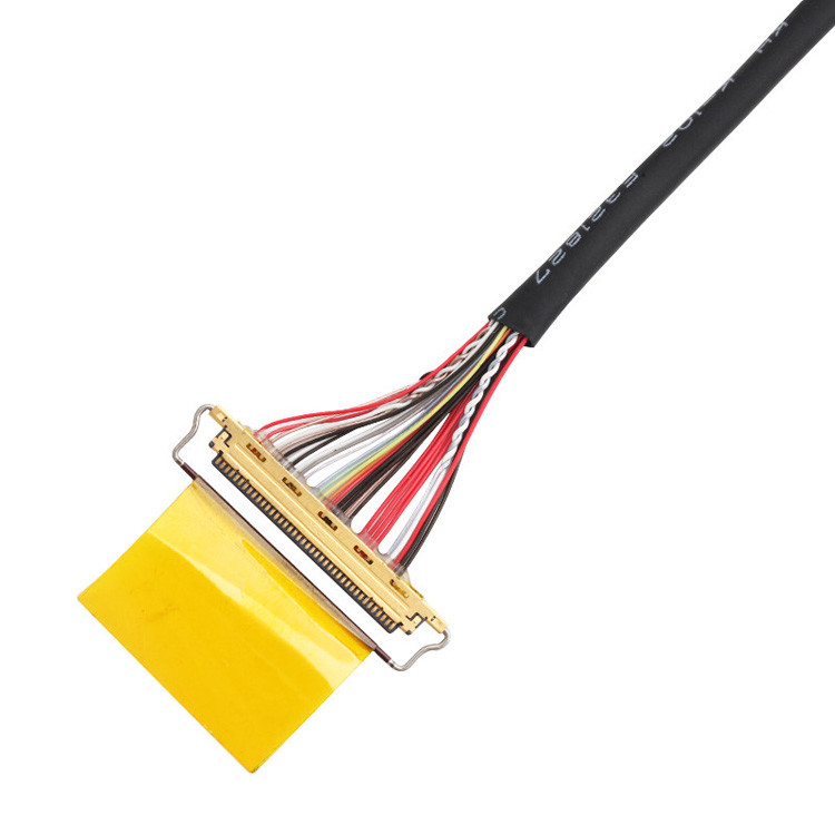 Đầu nối JST PHR-4 với IPEX 20453-240T-03 đến 20380-R30T-06 Lắp ráp cáp khai thác LVDS