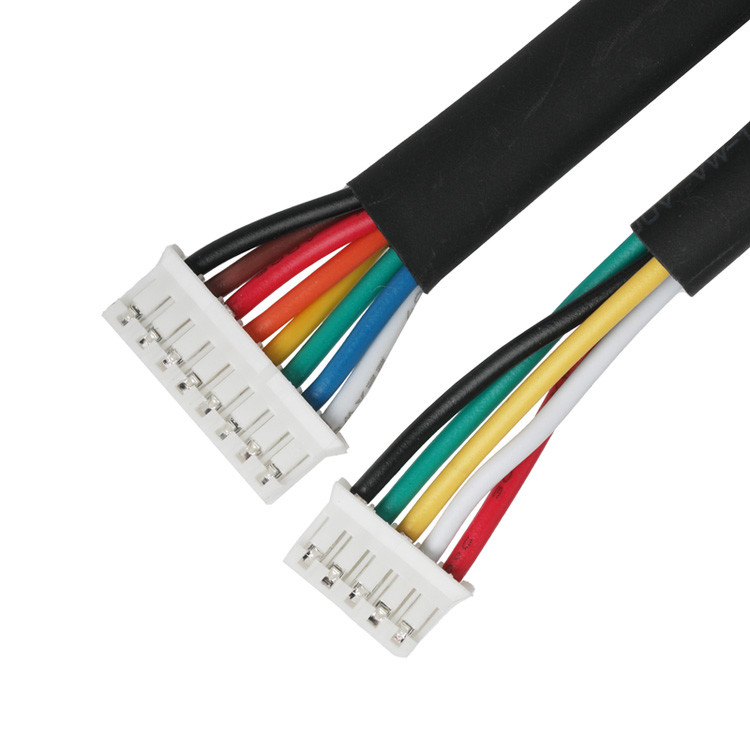 Bộ cáp OEM / ODM với độ cao 2,0 mm, kết nối JST PHR-14P với các đầu nối JST PHR-8P và JST PHR-5P