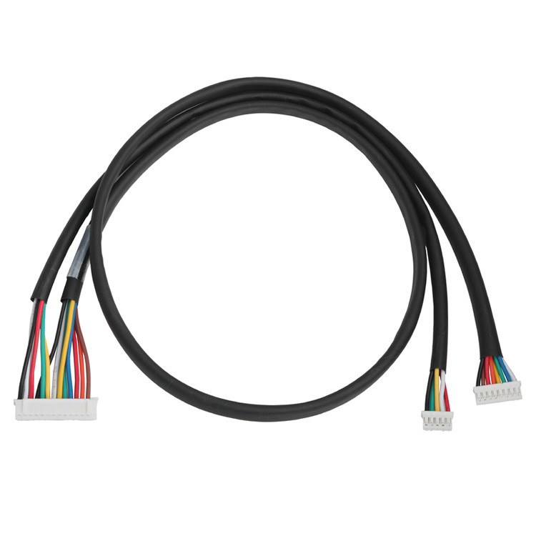 Bộ cáp OEM / ODM với độ cao 2,0 mm, kết nối JST PHR-14P với các đầu nối JST PHR-8P và JST PHR-5P