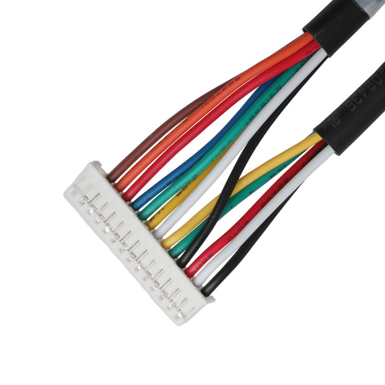 Bộ cáp OEM / ODM với độ cao 2,0 mm, kết nối JST PHR-14P với các đầu nối JST PHR-8P và JST PHR-5P