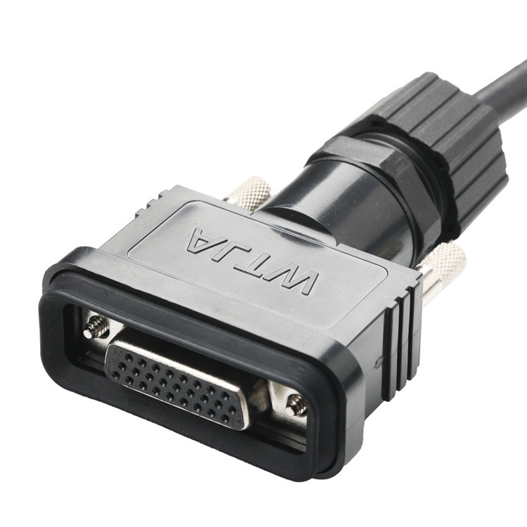 OEM / ODM Bộ cáp LVDS tùy chỉnh chiều dài ROHS từ HDB-26BMMA-SL7001 nam đến HDB-26BFFA-SL7001 nữ