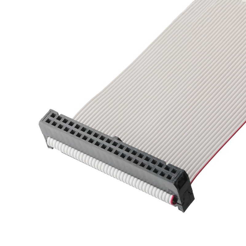IDC FC-2*20P 40Pin pitch 2.54mm Đen PBT + G / F UL2651 28AWG Idc Cáp ruy băng phẳng 1.27mm Pitch OEM / ODM