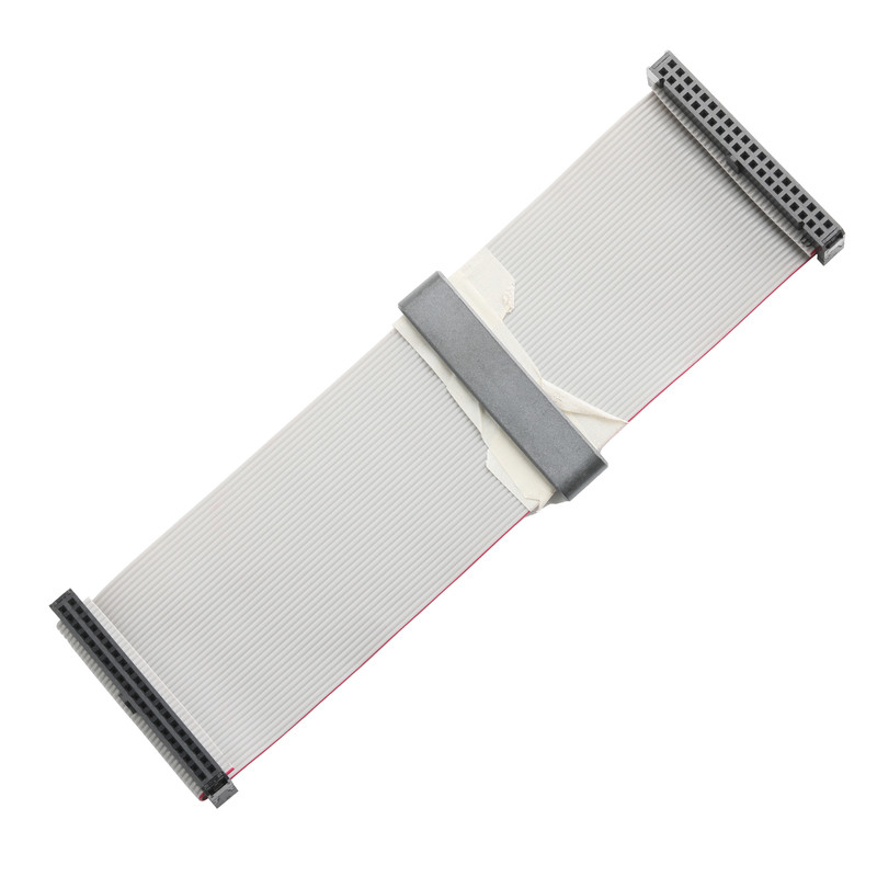 IDC FC-2*20P 40Pin pitch 2.54mm Đen PBT + G / F UL2651 28AWG Idc Cáp ruy băng phẳng 1.27mm Pitch OEM / ODM