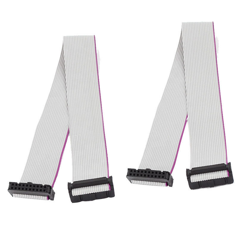 2.54 mm pitch Flat Flexible Ribbon Cable, 10 Pin IDC Cable 60mm Length