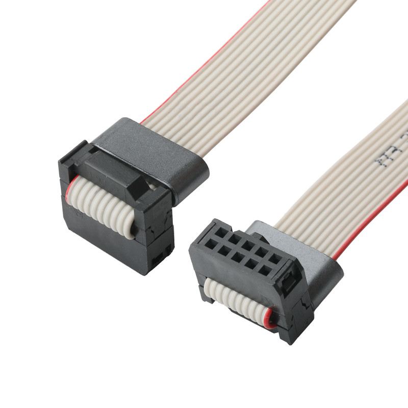 IDC FC-10Pin 2,54mm pitch UL2651 28AWG*10P Idc Flat Ribbon Cable 1,27mm Pitch 10 Pin Cho điện tử OEM / ODM