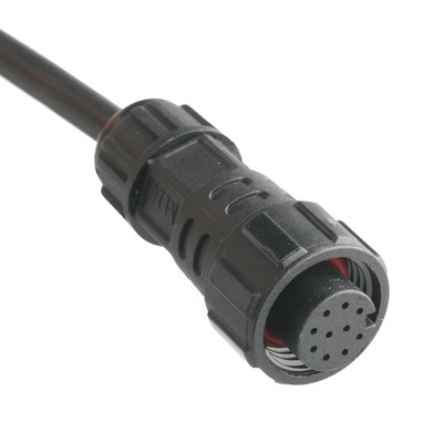 UL2464 24AWGX5C Sợi chống nước M16 Phụ nữ đến Pitch SH1.0 9P Cáp kết nối tròn