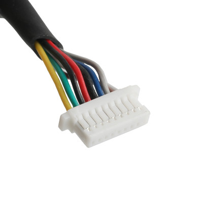 UL2464 24AWGX5C Sợi chống nước M16 Phụ nữ đến Pitch SH1.0 9P Cáp kết nối tròn