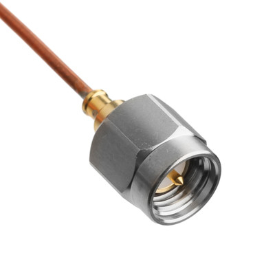 SR047 Máy kết nối đồng trục RF bán cứng VITA 67 SMPM Cắm thẳng đến SMA Cắm thẳng nam