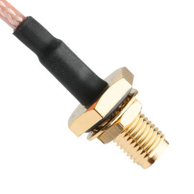 Gold Contact RG316 Coaxial Cable SMA Male Straight Plug To SMA Female Bulkhead Jack (Điện dây đồng trục SMA nam trực tiếp với cắm cổng SMA nữ)