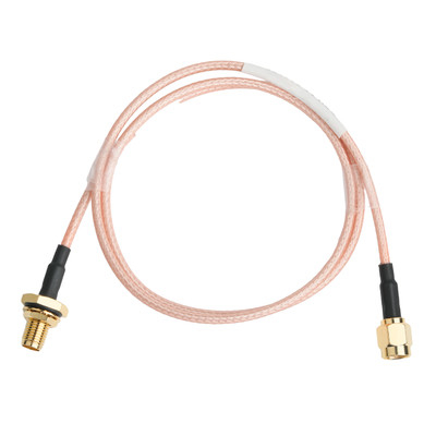 Gold Contact RG316 Coaxial Cable SMA Male Straight Plug To SMA Female Bulkhead Jack (Điện dây đồng trục SMA nam trực tiếp với cắm cổng SMA nữ)