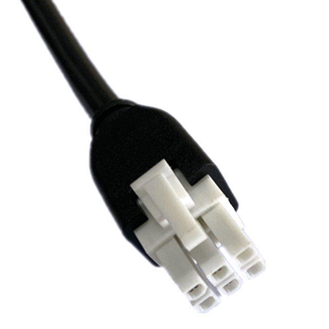 Custom Pitch 2 3 4 5 6 Pin Molex 5557 6pin 4.2mm Pitch Jacket Cable UL2464 20AWG*6C OD6.4mm ĐEN