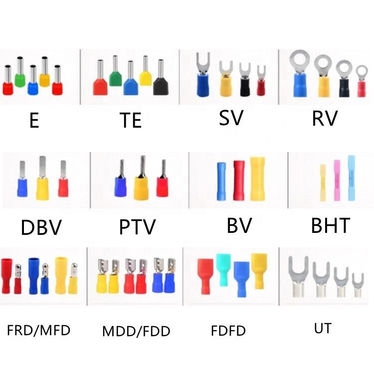 Đầu cosse bấm bimetal cách điện 600V Đầu nối M5 với Chiều dài tùy chỉnh cho Ứng dụng điện tử