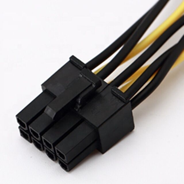 18AWG PVC PCI-E Power Cable 8 Pin Nam đến Hai 8Pin ((6+2) Nam GPU Power Splitter với tùy chọn chiều dài tùy chỉnh