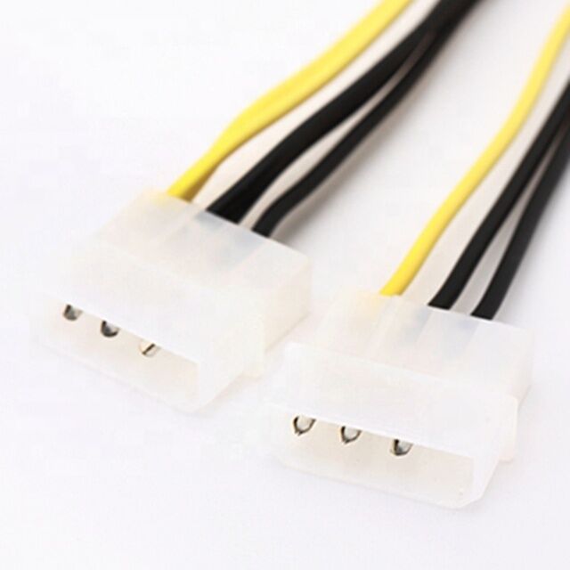 18AWG PVC PCI-E Power Cable 8 Pin Nam đến Hai 8Pin ((6+2) Nam GPU Power Splitter với tùy chọn chiều dài tùy chỉnh