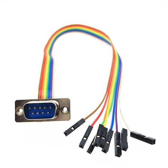 Cáp băng phẳng được chứng nhận RoHS cho bộ kết nối DB9 Dupont