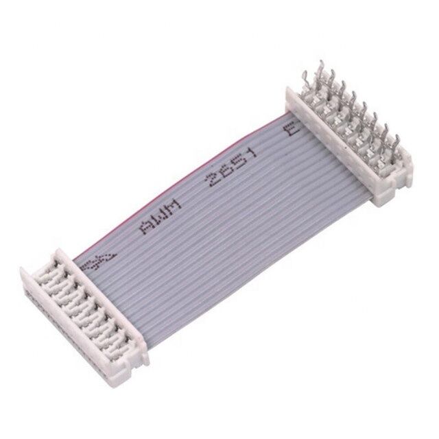 OEM ODM RS232 15Pin D-Sub bọc vàng kết nối dây cáp băng phẳng với chiều dài tùy chỉnh