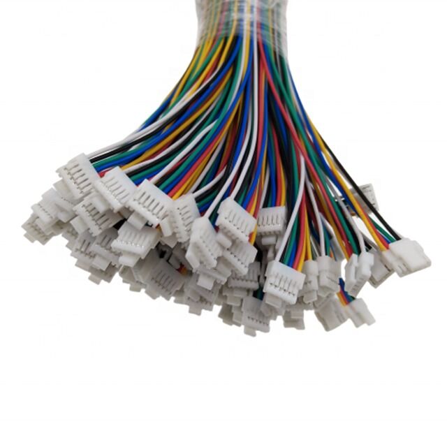 Custom H112K-P06N-03B 6Pin With Latch Connector 28AWG Electronic Wiring Harness with Customized Length