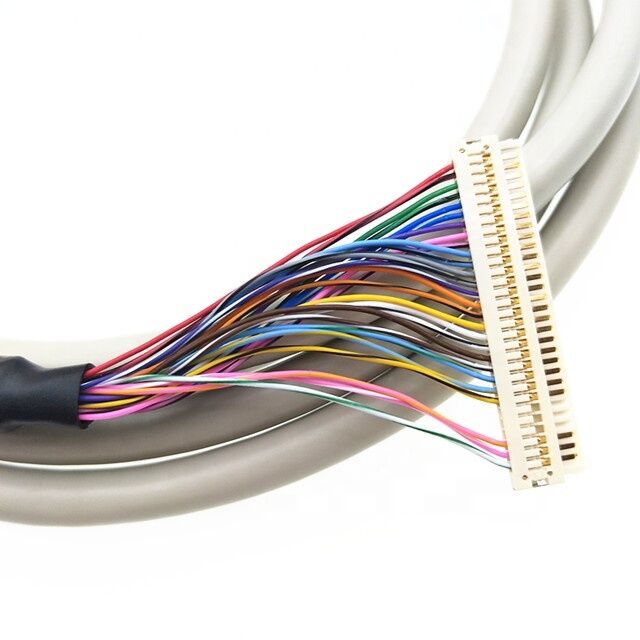 Cáp EDP HRS DF13 40 chân sang cáp LCD LVDS JAE FI-X30 30 chân, bước 1.25mm sang 1mm