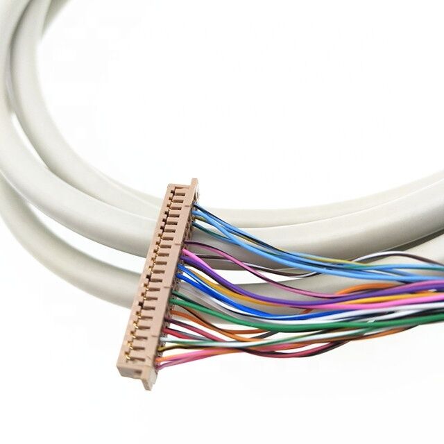Cáp EDP HRS DF13 40 chân sang cáp LCD LVDS JAE FI-X30 30 chân, bước 1.25mm sang 1mm