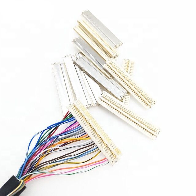 Cáp EDP HRS DF13 40 chân sang cáp LCD LVDS JAE FI-X30 30 chân, bước 1.25mm sang 1mm