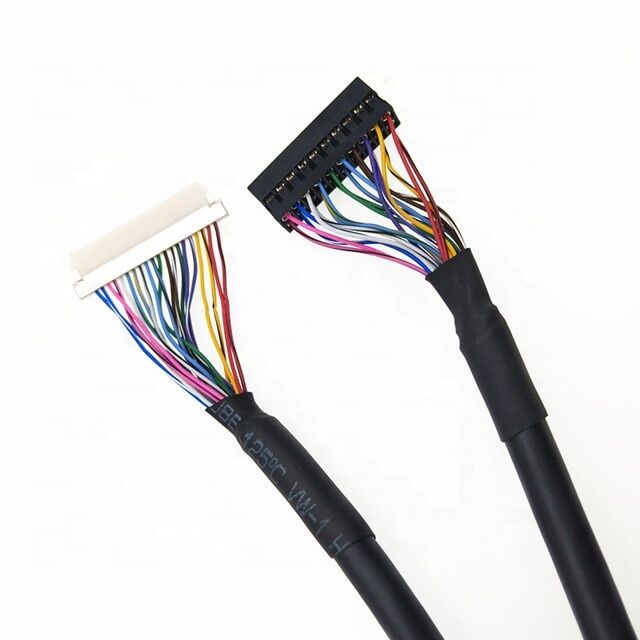 Hirose Hirose DF19G-20S-1C 20pin 20pin Crimp Terminal đến Dupont BLD2-20 2mm Pitch 2 hàng 2 * 10pin Female Connector Lcd Lvds Cable