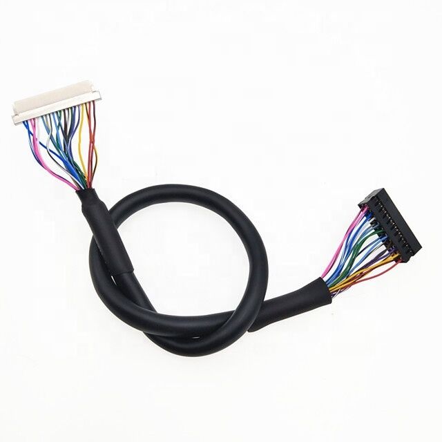Hirose Hirose DF19G-20S-1C 20pin 20pin Crimp Terminal đến Dupont BLD2-20 2mm Pitch 2 hàng 2 * 10pin Female Connector Lcd Lvds Cable