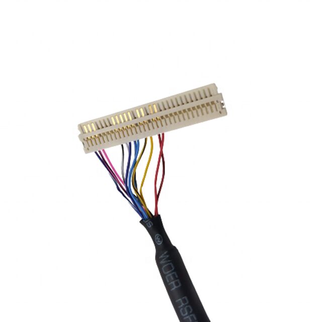 General LCD LVDS Screen Cable JAE FI-x30 30Pin to Hirose 20Pin DF13  Twisted 20276 Shield Wire for Driver Board