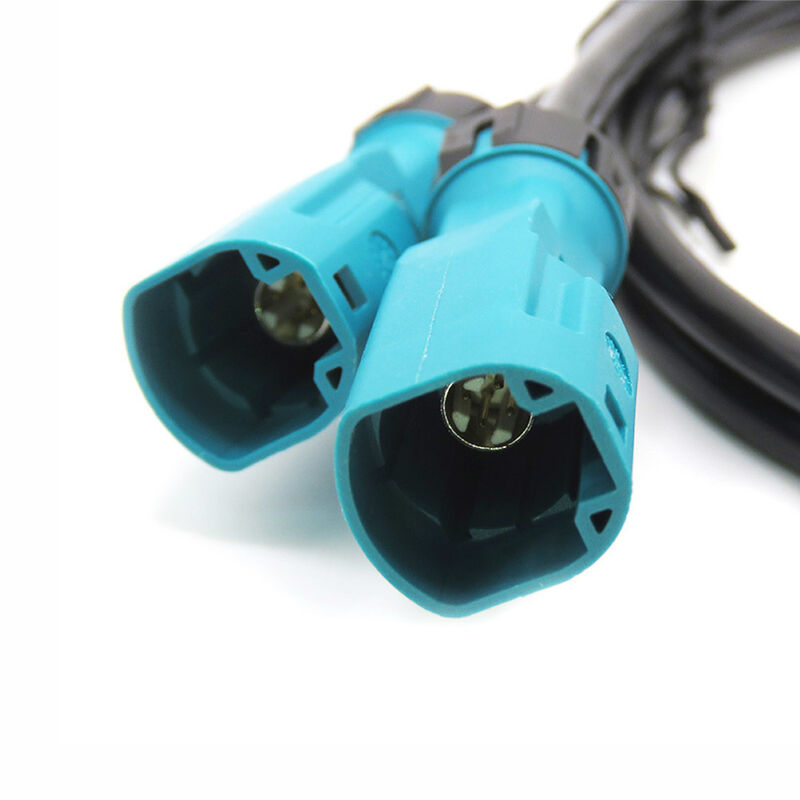 RY HSD Waterproof Connector Wire Harness Hsd4p Male and Female Connector RF High-frequency Coaxial Spiral Video Cable