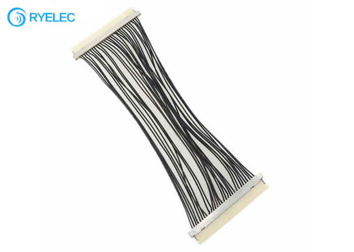 30 Cáp Lvds Flex Cáp DF19G - 30S  1.0mm Cao độ cho DF19G-30S Dành cho TV / DVD với 30awg