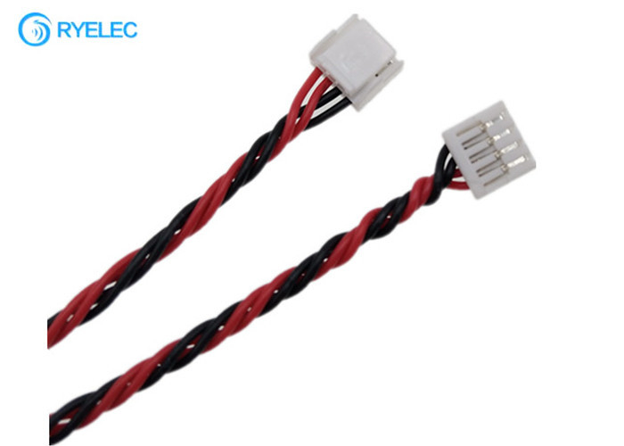 Cáp khai thác dây OEM với đầu nối Jst 1.25mm GHR-04V-S Terminal SSHL-002T-P0.2