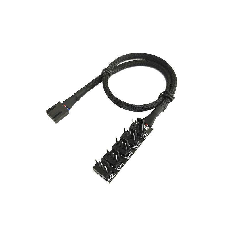 4 Pin 1 Nữ đến 5 Máy tính Nam Khung máy chủ Vỏ Máy chủ Cáp CPU Quạt