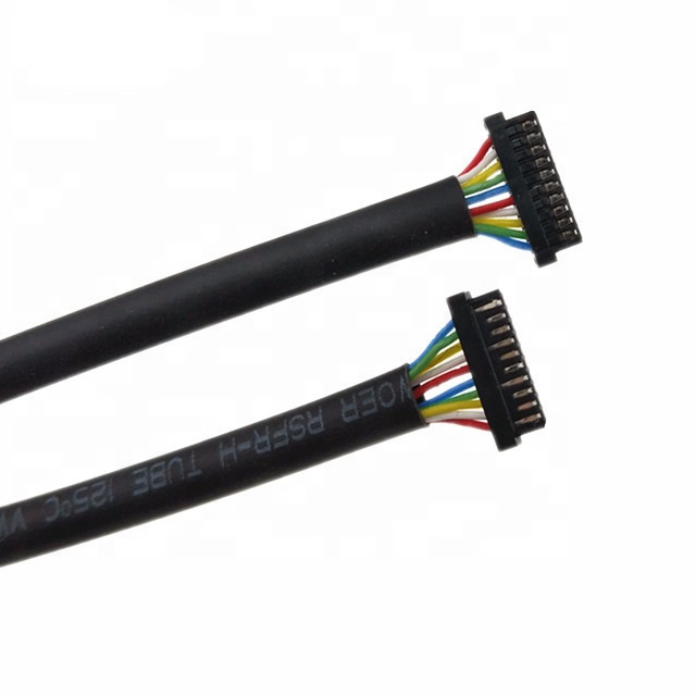 Ul1571 32 Awg Custom Harness 0.8mm Pitch 10 pin DF52-10P-0.8C Cáp PVC