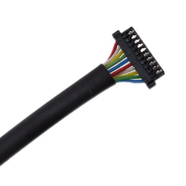 Ul1571 32 Awg Custom Harness 0.8mm Pitch 10 pin DF52-10P-0.8C Cáp PVC