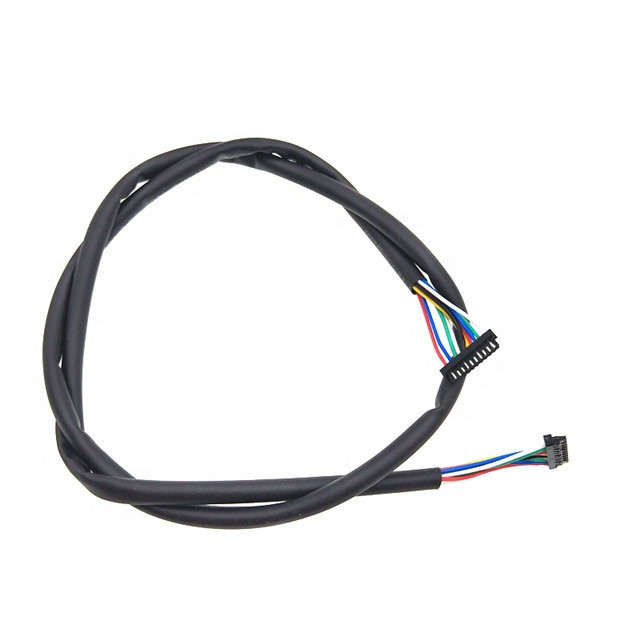 Ul1571 32 Awg Custom Harness 0.8mm Pitch 10 pin DF52-10P-0.8C Cáp PVC