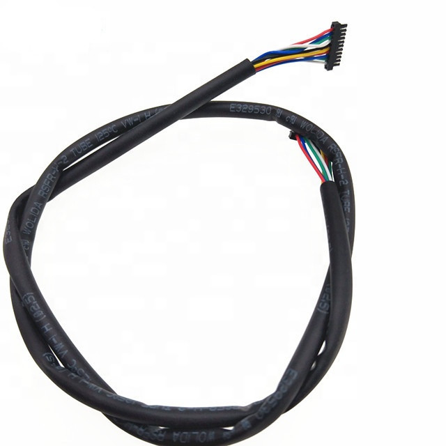 Ul1571 32 Awg Custom Harness 0.8mm Pitch 10 pin DF52-10P-0.8C Cáp PVC