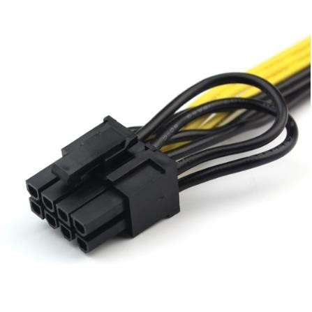 6P đến 8P Server Power Conversion Board Graphics Module Line Cable 50CM / 18AWG / 16AWG Chiều dài 70cm / Bộ kết nối tùy chỉnh Molex