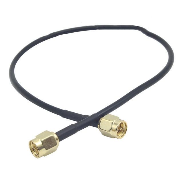 Cáp đồng trục 50ohm RG58 Đầu nối SMA nam đến SMA nữ cao cấp Niken