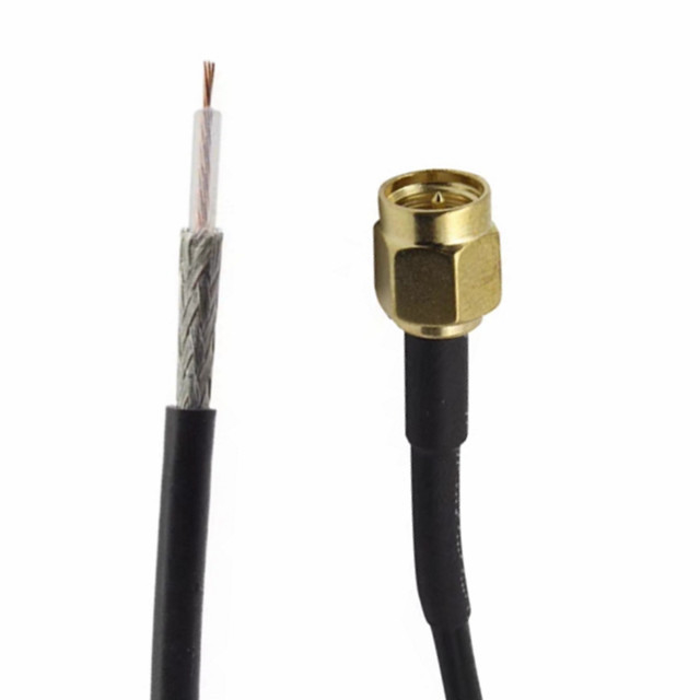 Cáp đồng trục 50ohm RG58 Đầu nối SMA nam đến SMA nữ cao cấp Niken