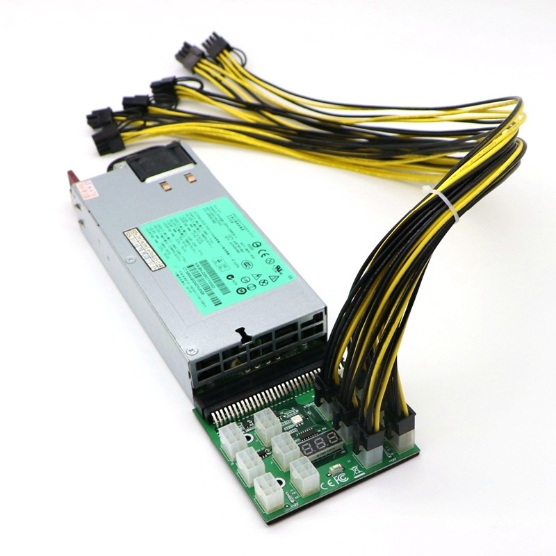 Cáp nguồn Pci E 16AWG 6PIN MALE TO 8PIN MALE cho cạc đồ họa