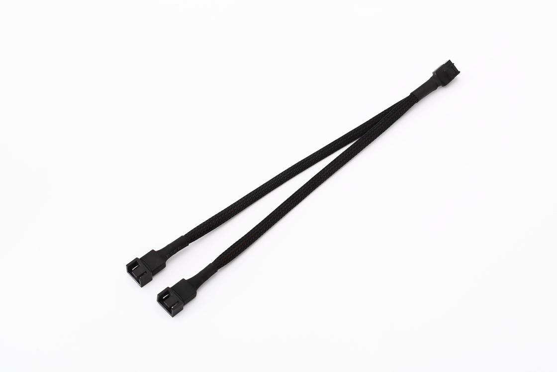 Ul1007 22awg PC Fan Splitter Cable Pwm Fan Splitter 4 Pin đến 3 Pin